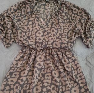 Animal printed Chiffon Dress